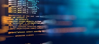 IT security - Computer coding screen