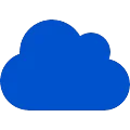 Microsoft 365 and cloud icon