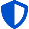 Cyber security shield icon